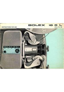 Bolex 18/5 L Super manual. Camera Instructions.